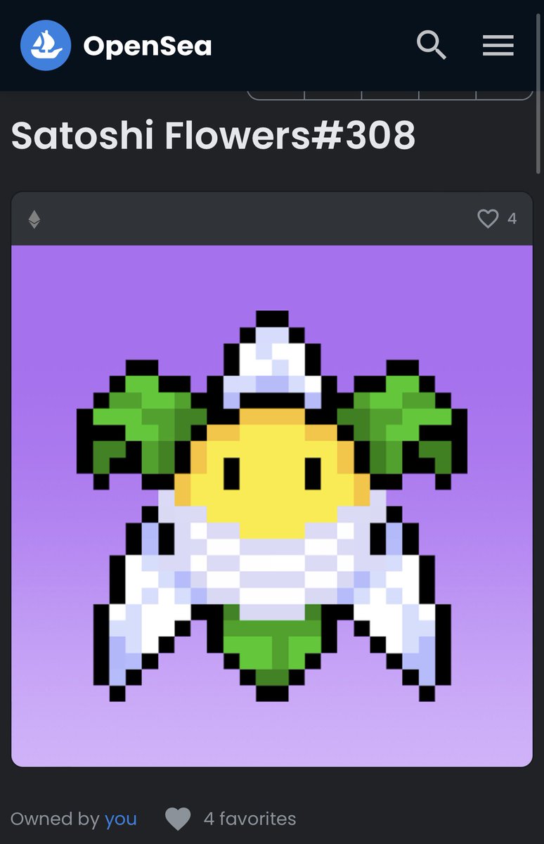 <a href="/Satoshi_Flowers/">Satoshi Flowers | MINTING NOW</a> Loved my flower!