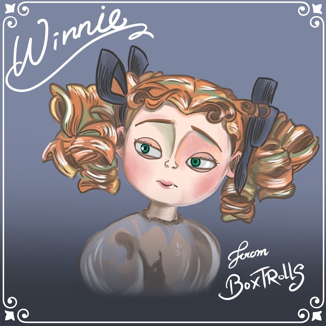 Thanks to Marumi for creating such a lovely portrait of our Winnie from Boxtrolls! (Art by marumi222 on Instagram) #FanArtFriday
