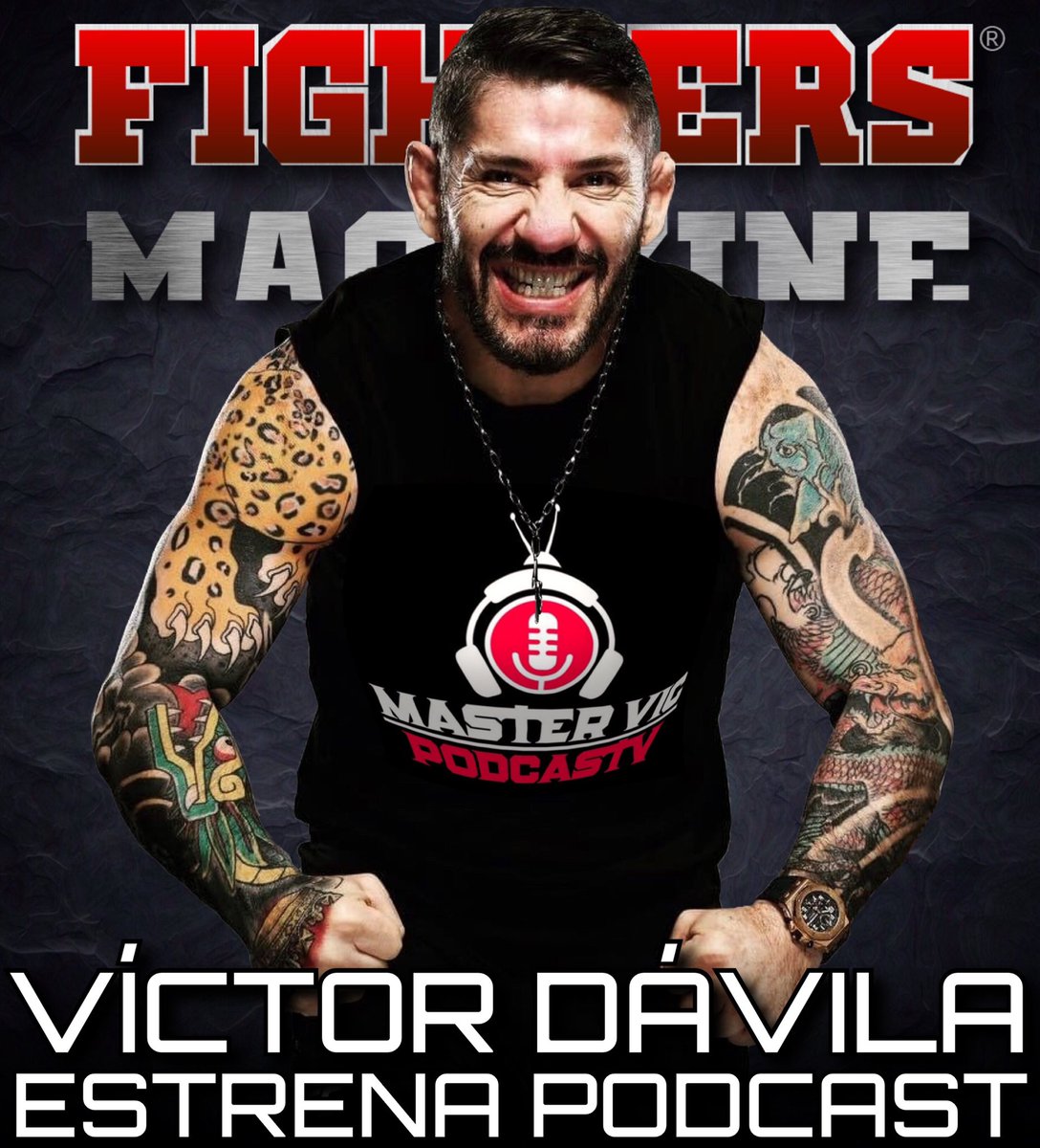 FightersMagz's tweet photo. 🎙🔥 El comentarista del UFC y cinturón negro en 10th Planet Jiu-jitsu, @mastervic10 estrena podcast.

“En 'MasterVic PodCasTV' tendré celebridades del MMA, Jiu-Jitsu, música, tatuajes, cannabis y más.

Será un canal de TV”, señaló Dávila. El primer episodio se estrenará el 4-20. https://t.co/Vuehtt3w0f