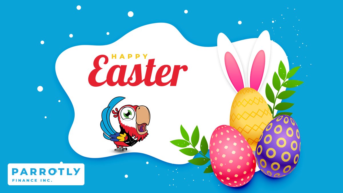 ParrotlyFinance's tweet image. We wish you a wonderful Easter full of love, warmth, chocolate and maybe a parrot or two. #HappyEaster