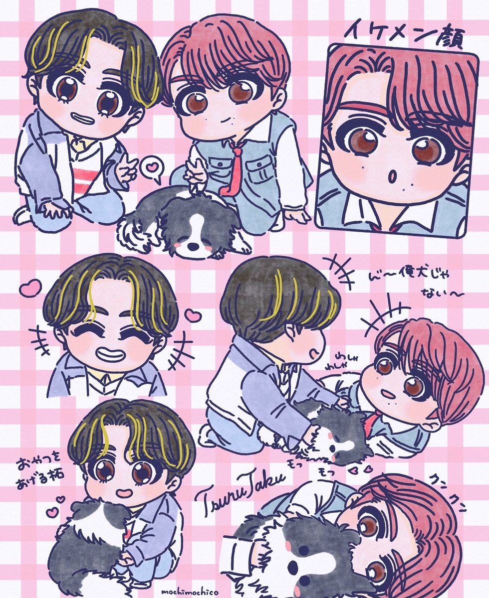 🐶🐶🐶💕💕💕

#JO1fanart #JO1 #鶴房汐恩 #川西拓実 #鶴拓 