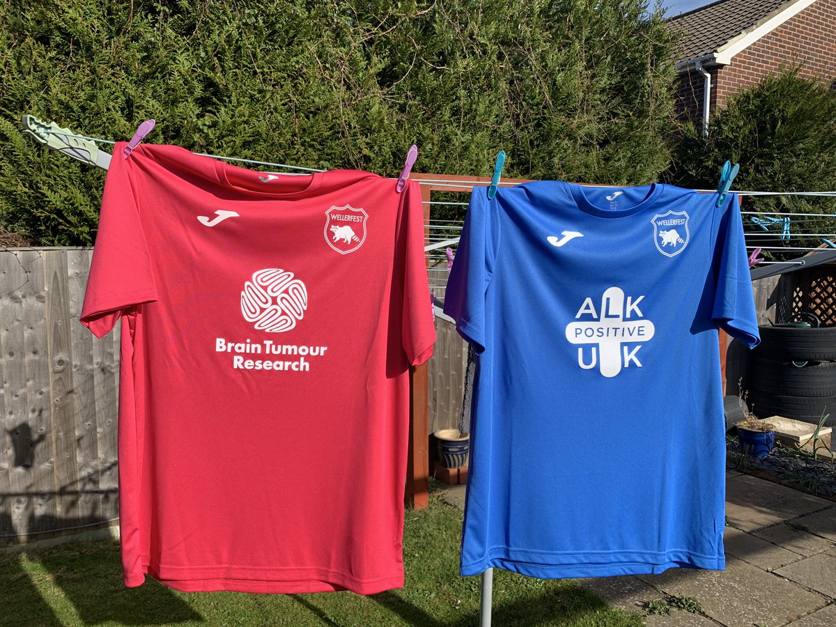 Kits have arrived for <a href="/jenrapidresults/">Jenny Weller</a> <a href="/WellerFest/">WellerFest</a> testimonial next Friday. <a href="/UKALK1/">UKALK+</a> vs <a href="/braintumourrsch/">Brain Tumour Research</a> sure to be a good night! Thank you <a href="/hassocksfc/">Hassocks FC 🏆</a> for hosting!