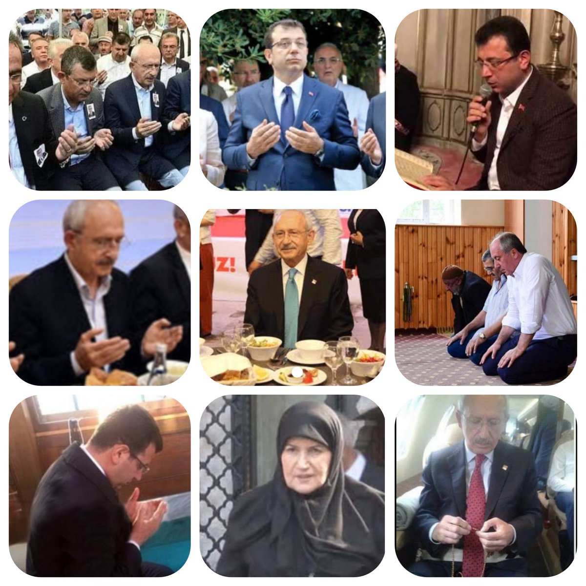 REİS'in yüzünden Anıtkabiri bile unuttular, camiden türbeye iftardan sahura koşuyorlar. Böyle giderse Şeriatı ve Halifeliği getirirler. Işıldaklar önlem almalı. ZİLLET KOLLARDA #YediKocalıMuhalefet #BaşıBozukAltılı BAŞLAMADAN BİTECEK