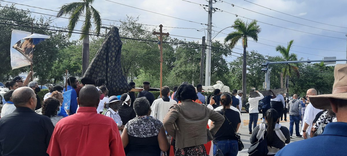 Good Friday #ViaCrucis from St. Mary's Cathedral through the streets of Little River.