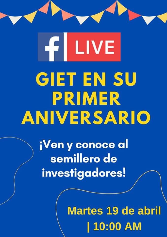 GIET2_0's tweet photo. 📅EVENTO. Te extendemos una cordial invitación al conservatorio del grupo #GIET, donde conocerás los logros y  experiencias de los estudiantes y docentes investigadores a lo largo de un año.  
#viral #EnVivo #Historico #Cuenca #Educación #investing #UNAE #Estudiantes https://t.co/rv4kkXdo2r