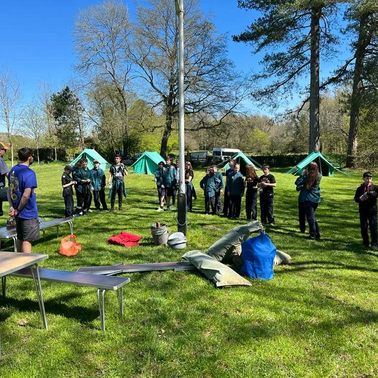 1sthooktroop's tweet photo. Perfect weather for our first day of Easter camp today! 🐰🐣#iscout #skillsforlife https://t.co/HLjka7wU8g