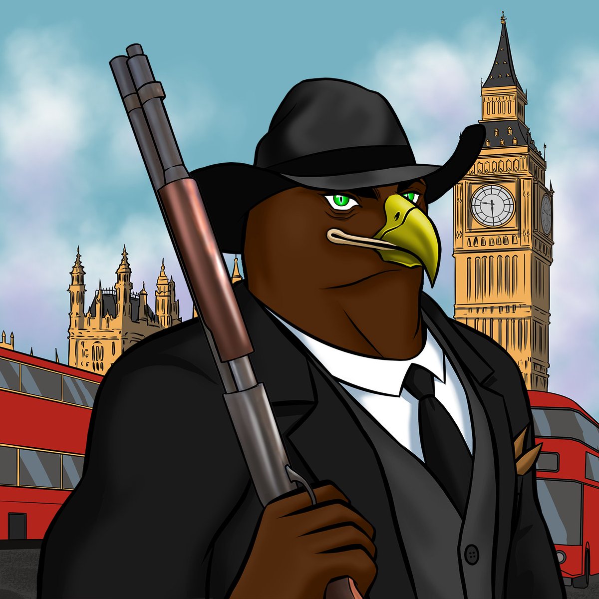 FirebirdsNFT's tweet photo. 🔥 FIREBIRDS 🔥

We hit the milestone of 2,000 followers on Twitter and decided to release another sneak peek! 

Thank you to @phoenix_fi and all our new followers! 

Could this Firebird be the security detail for @ThePhoenixLuke and @ThePhoenixEric while in London?🤔 https://t.co/3XYKt9tcXu