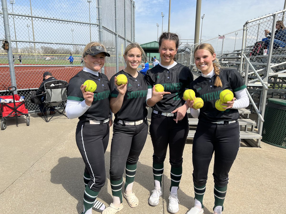 <a href="/TimberwolvesSB/">Timberwolves Softball</a> bats were on fire today. SEVEN 💣💣💣💣💣💣 in two games!