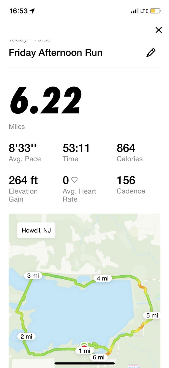 phusby's tweet photo. Another 6.22 mile horror show. 10 pushups every mile and at completion. It’s as though I’m unable to run anymore. #resolute #voiceinmyhead #lostmojo https://t.co/xHEZuBbyce