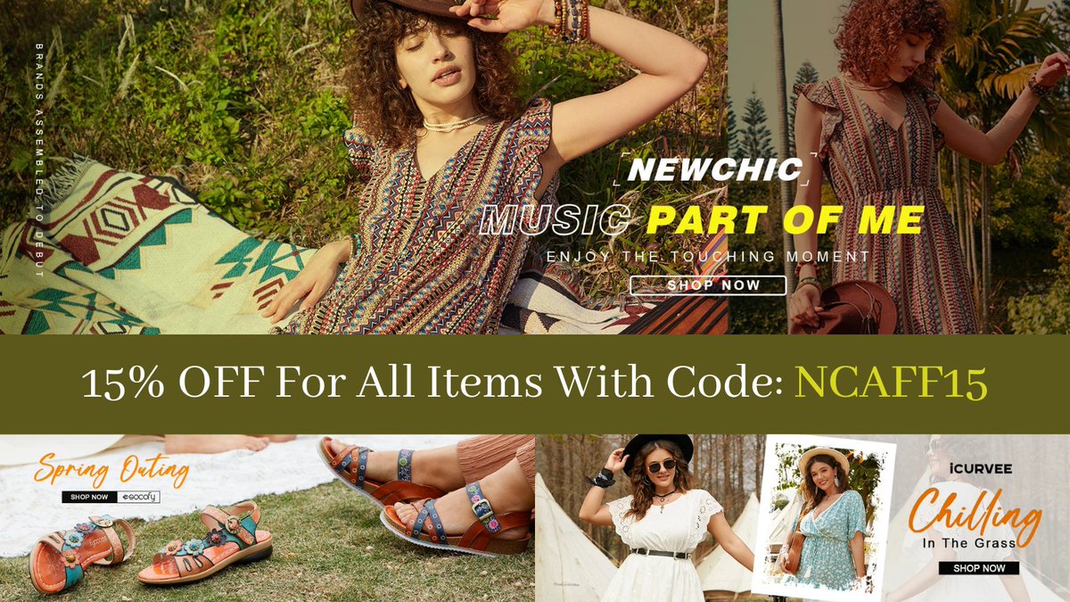 Music Club Style Women 👉End time: 30-04-2022👈

✨15% OFF For All Items With Code: NCAFF15✨

#womensfashion #floraloutfits #summerfestivals #musicstyle  #springfashion #summerfashion #summershirts #maxi #Socofyshoes  #trousers  #gothicfashion ad

👇
newchic.com/tempages-Women…