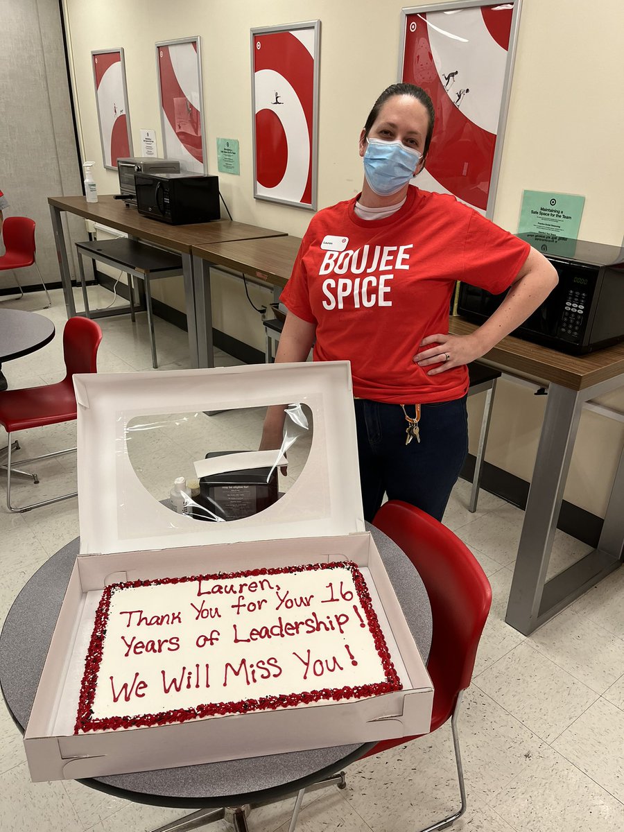 Today we said goodbye to a leader that has done so much for our team, our store, and our district. Happy Trails for you and your family, Lauren! We will miss our fav Spice Girl!! #boujeespice #englandisgettinganewspicegirl #caregrowwintogether
