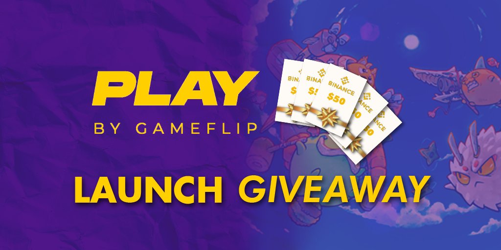 To celebrate the launch of the Play by Gameflip Portal, we are giving away $250 in Binance cards!

Get a chance to win BIG by just following a few steps like joining our discord server!

Participate now!

cutt.ly/IFKwY92