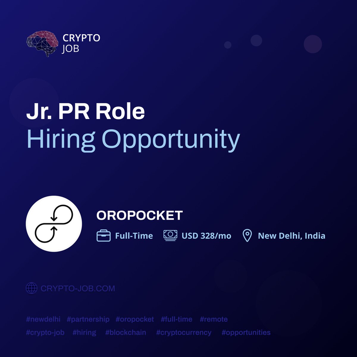 crypto_Jobs_com's tweet photo. Jr. PR Role at @OroPocket

https://t.co/klZdRCVlF1

#job #experience #energy #tech #communication #environment #communication #work #talent #creative #media #cryptojobs #hiring #hiringnow #communications #publicrelations #pr https://t.co/bydksY8CAH