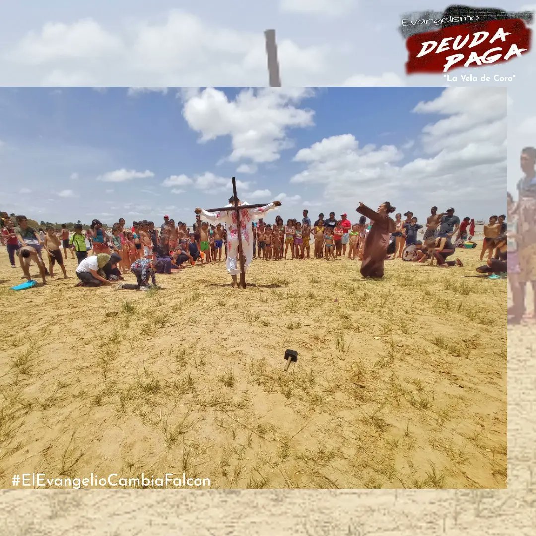 EECambiaFalcon's tweet photo. El Evangelio Cambia Falcón se desplegó por la playa "#LaVeladeCoro" para llevar el verdadero significado de esta semana santa, enseñando al único que merece gloria y honra a #Jesús. Más de 1350 confesiones de fe, personas que decidieron atender la invitación de nuestro Salvador https://t.co/0NqKcK3bni