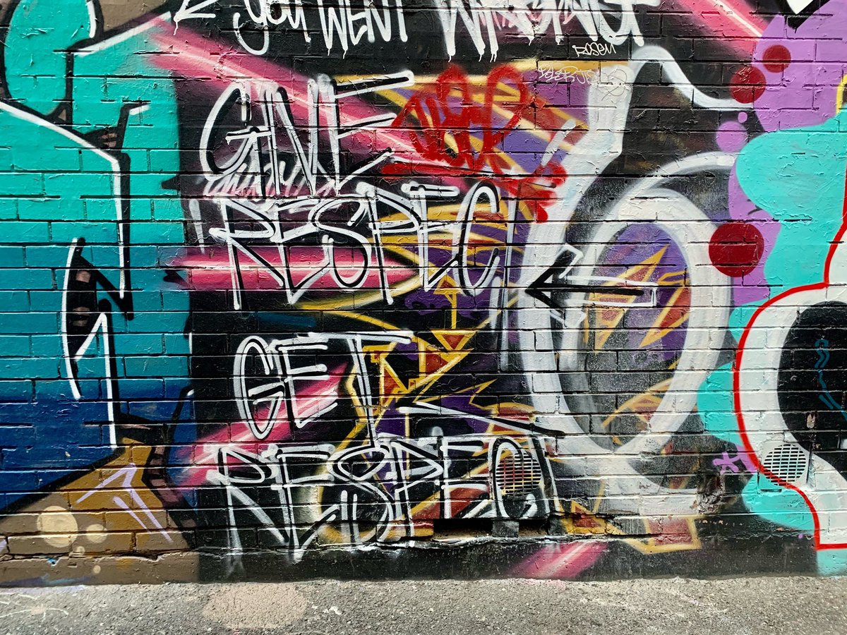 I agree #giverespectgetrespect #giverespect #getrespect #respect #iagree #melbourne #graffiti #slogangraffiti @graffiterati @sevenbreaths