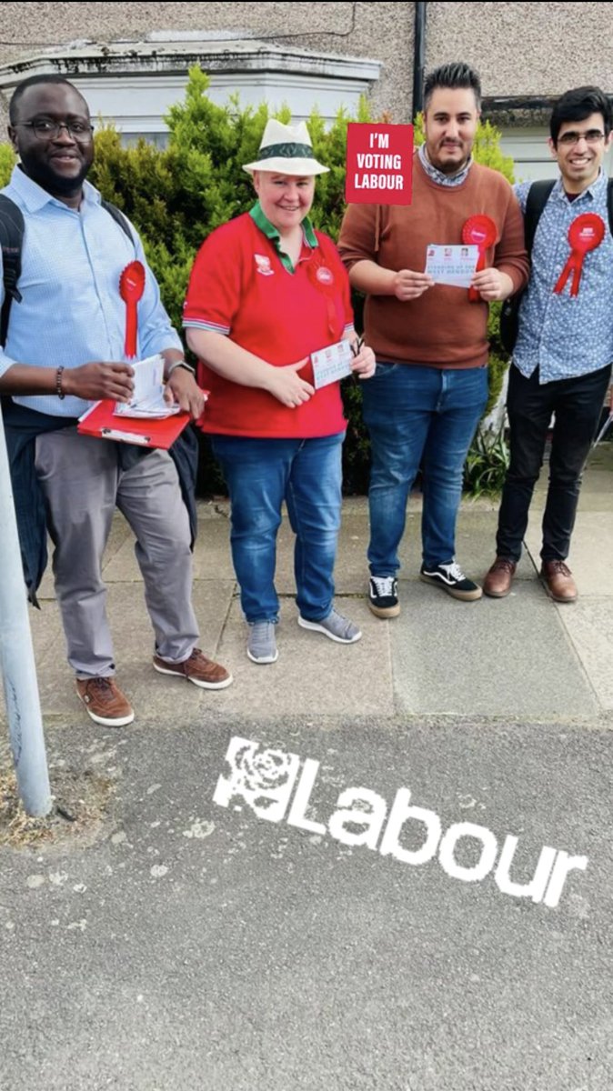 Out in Barnet in West Hendon Ward today supporting friends @specialErny and @RishikeshChakr9 Very positive  responses on the #labourdoorstep People have had enough of the Tories! #BarnetGoingRed #LabourGain @BarnetLabour @HendonLabour #VoteLabourMay5th 💪🏻🌹