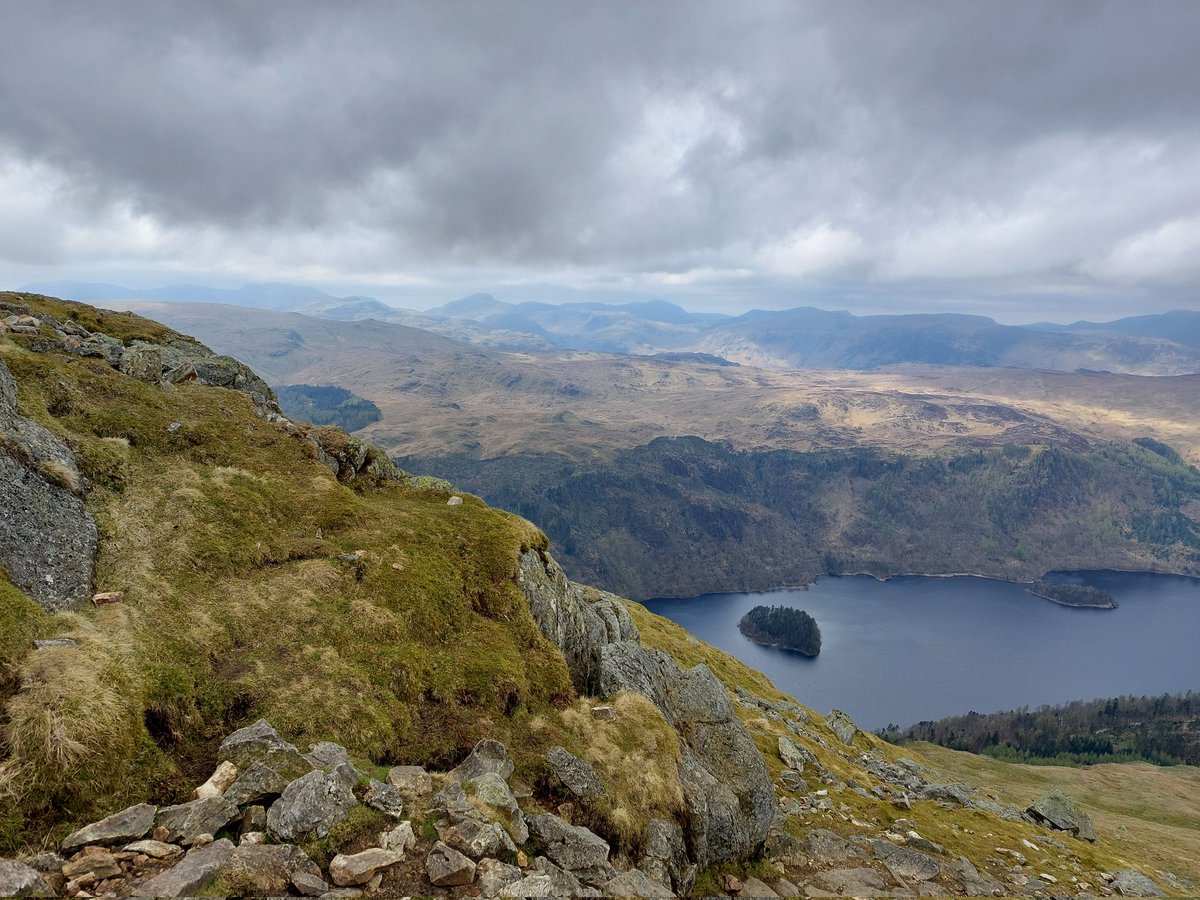 A view of Thirlmere from Helvellyn. Sad to say my time in the Lake District is nearly up, but after two years of COVID delays it's been magic
