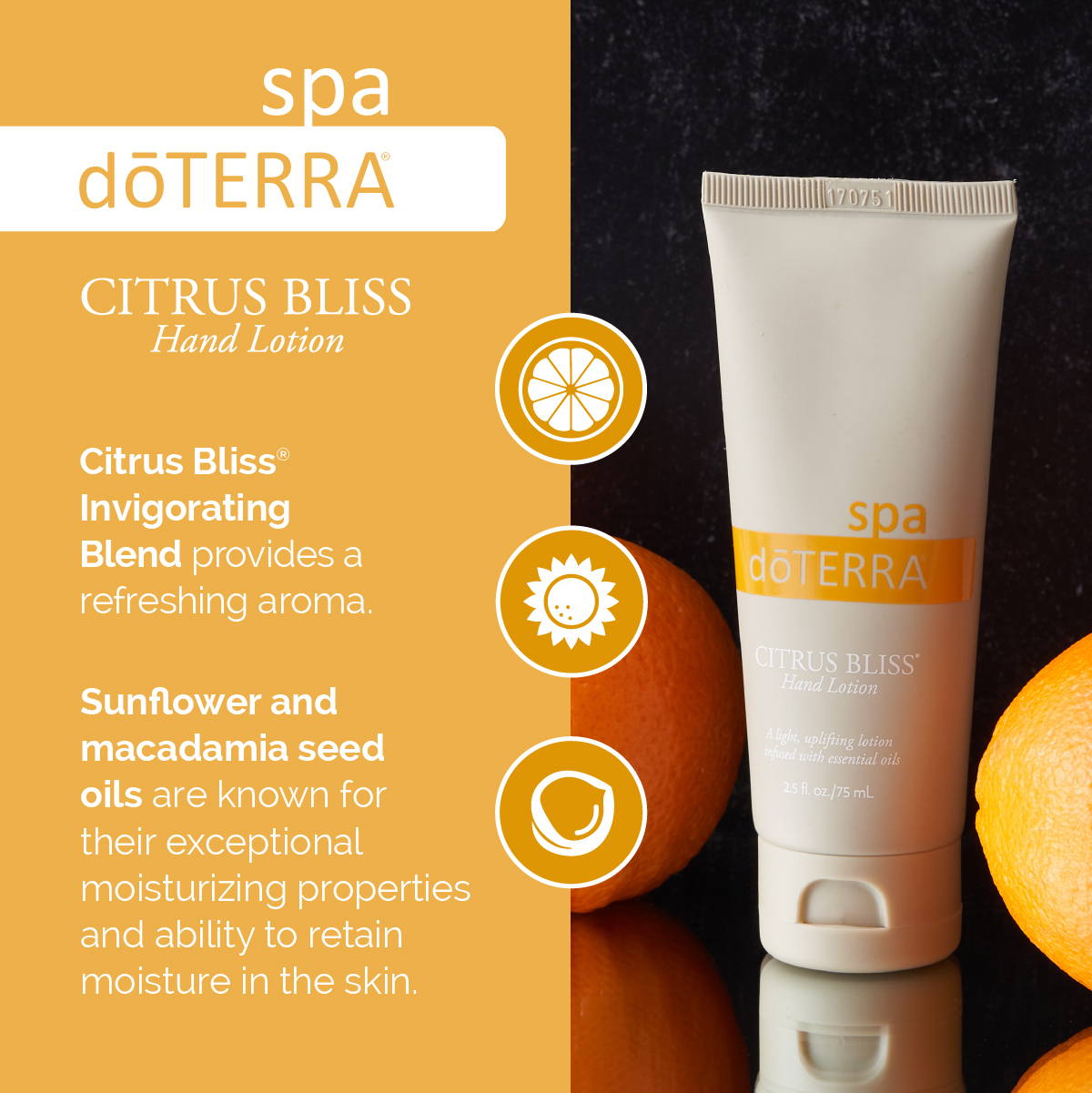 dōTERRA Essential Oils USA on Twitter: "Chase the springtime clouds away with the sunny aroma Citrus Bliss®! Which emoji describes how you feel about this lotion? ☀️🍊🌻 https://t.co/T6nITLng1y" / Twitter