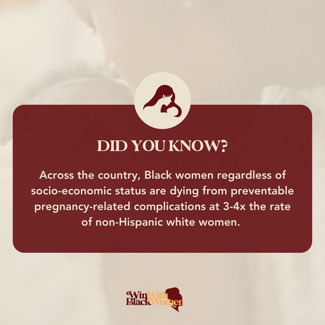 Black Mamas Matter. Safe maternal healthcare is a human right.

This week is dedicated to spreading awareness about the disparities in quality of medical care that Black women receive while pregnant and as mothers.
 
#blackmaternalhealthweek #winwithblackwomen