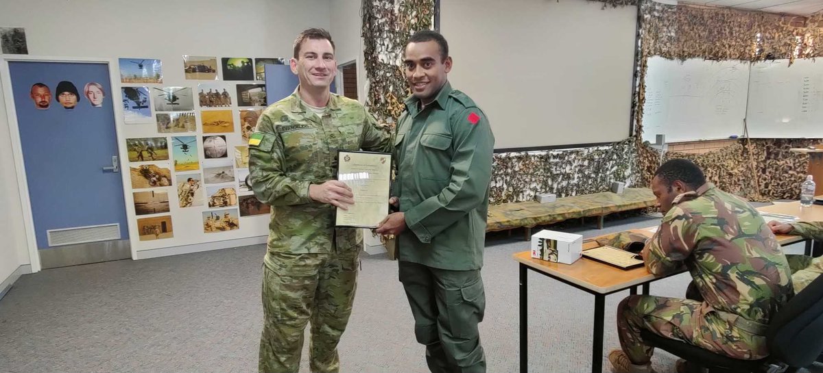 The Officer / NCO Reconnaissance Course is a wrap at SOI. Also a special thanks to our international students from Papua New Guinea, The Philippines and Fiji. #dutyfirst #recon #breakcontact