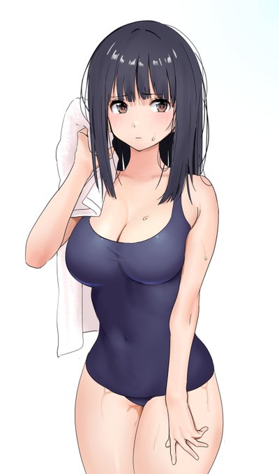 すく水巨乳さん 
