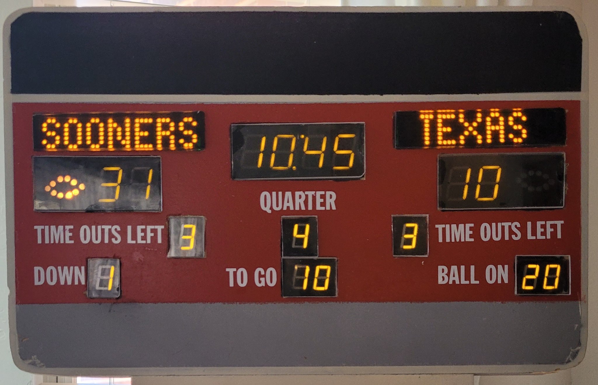 The Old OU Scoreboard (OuScoreboard) / Twitter