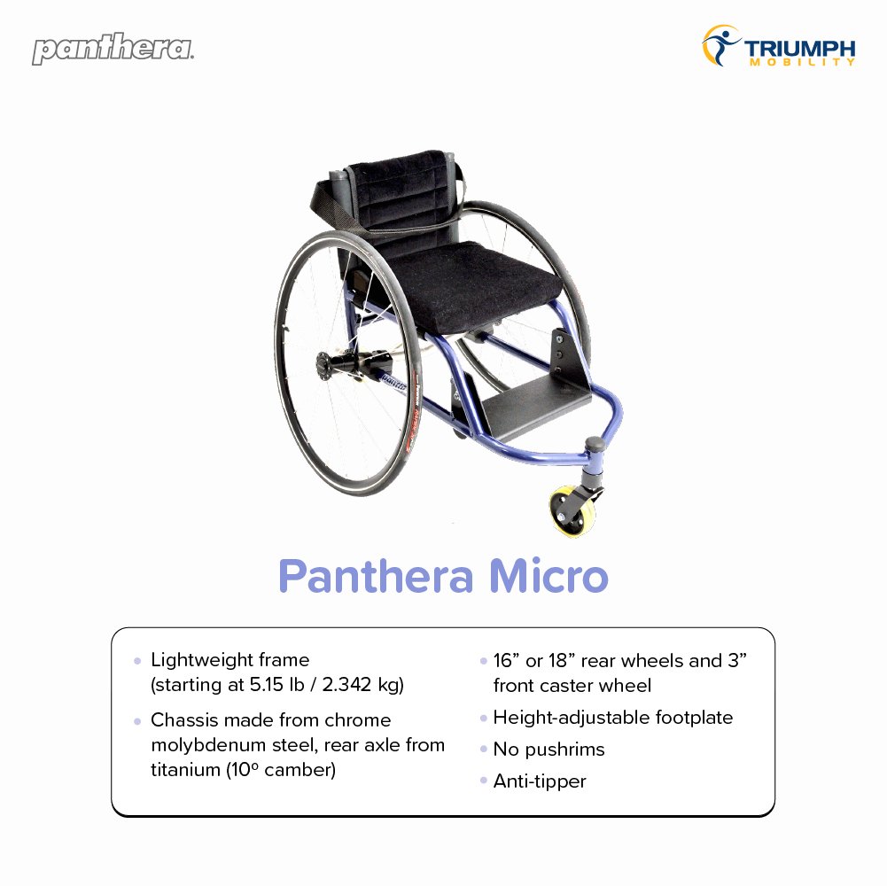 triumphmobility's tweet photo. Like Triumph, our partner Panthera is always thinking about ways to innovate. Check out the Children’s wheelchairs:

https://t.co/nzryxdfU3A https://t.co/RZp9dFb5pZ