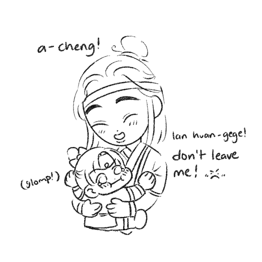 demonicfarmer69's tweet photo. cw mpreg #xicheng 
=================
lxc carrying jc as a baby 🍇
jc carrying lxc's babies 🍼🍼
#jiangcheng #lanxichen #mdzs https://t.co/KeR7U8vz1j