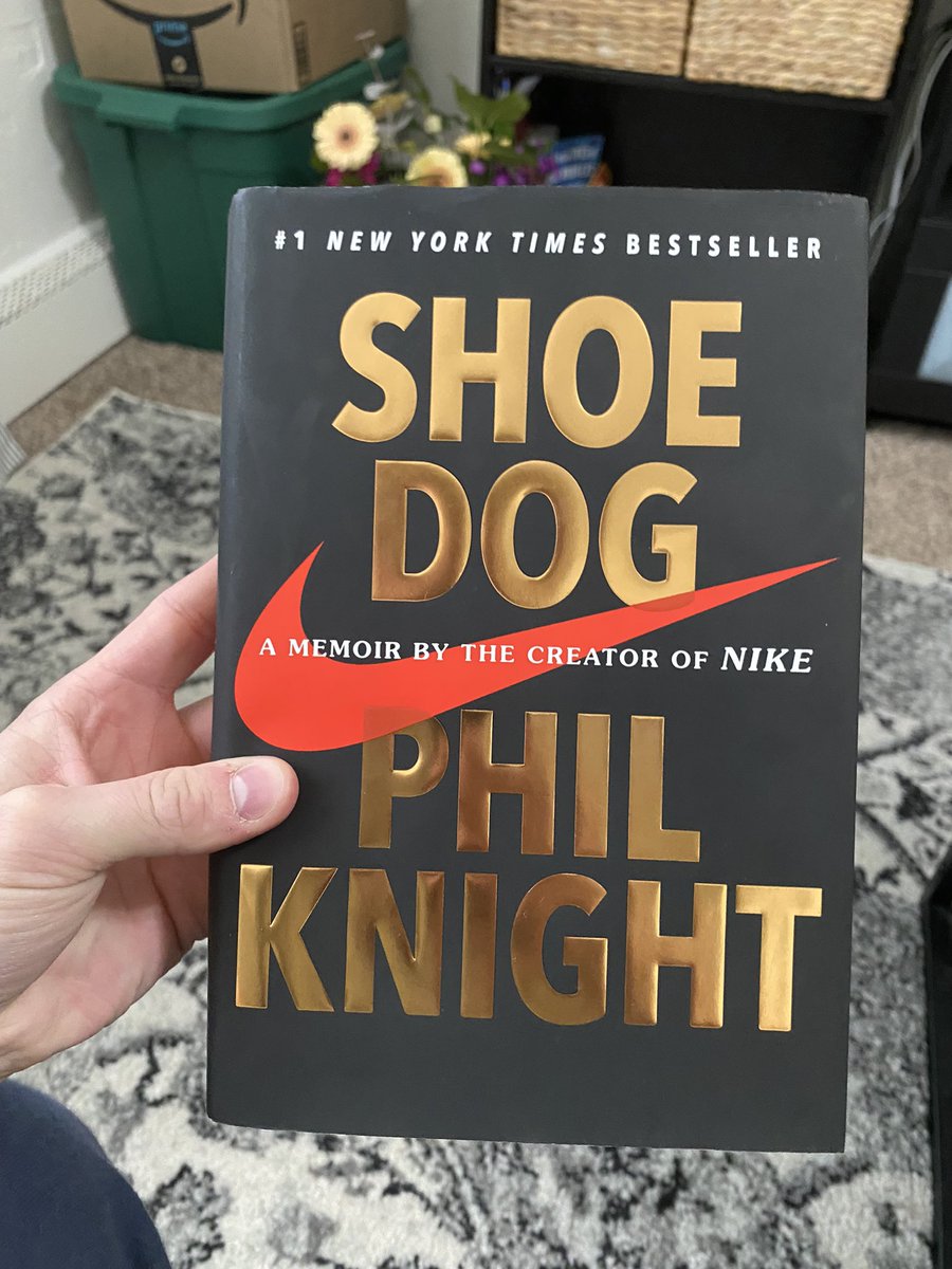 ClarkJStuart's tweet image. “Brilliant” is the only word I can use to describe Shoe Dog by the legend Phil Knight. Nike shoes have always been my favorite since I was little, but understanding how this company came to be and the people who made it what it is has truly inspired me. What a read!