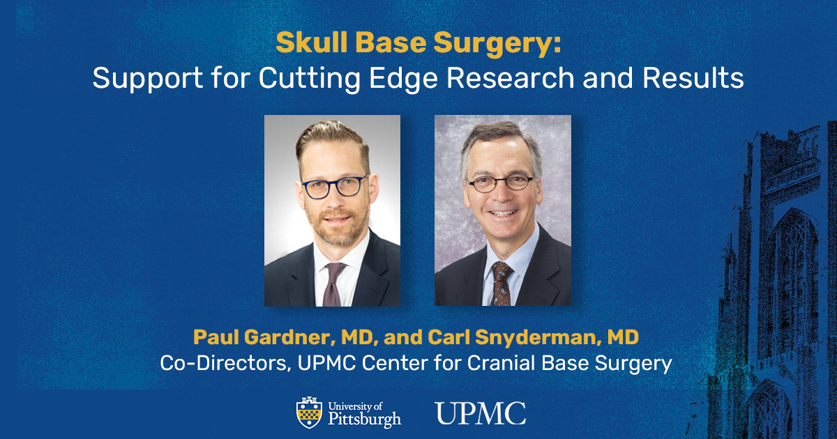 Pitt Neurosurgery on Twitter "Paul Gardner, Carl Snyderman,