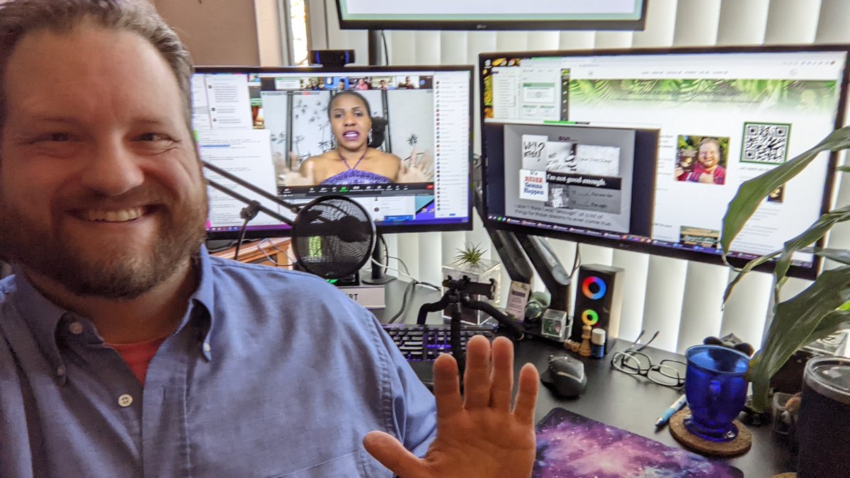 cjgilbertwebpro's tweet photo. Enjoyed hosting virtual #business #networking with exceptional #entrepreneurs!
Valerie Dauphin sharing her story and passion for fitness, dance and now helping BIPOC Women exceed and succeed in their business!
#FeelGood #KickAss #Confidence #DEI #ProDevelopment
#networkingee https://t.co/EVMgnvNUDT
