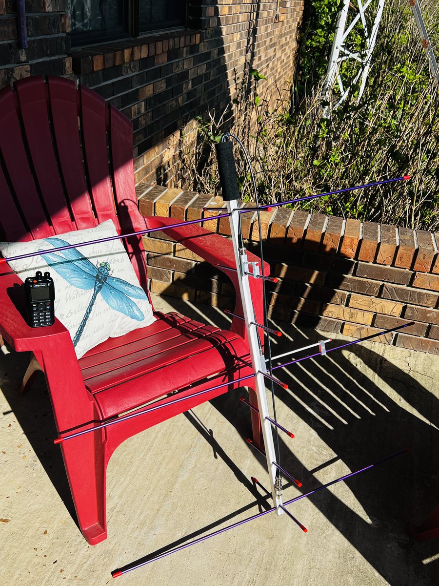 Working the ISS repeater last night and today with the new Arrow 2 yagi. Worked stations k5mjd, ke8rju, kn4zuj, w4ksy, k5dna, ve3ky, kb3iai. #amateurradio #amsat #hamradio