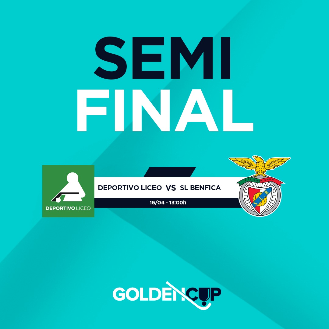 MATCHDAY
SEMI FINAL
<a href="/HockeyClubLiceo/">Hockey Club Liceo 🥬</a> 🆚 <a href="/SLBenfica/">SL Benfica</a> 

 🕰13h
 🏆Golden Cup 
 💻Esport3 &amp; ZeroZero website
 📍Palacio des los Deportes de Riazor 
 🍀Good Luck

#GoldenCup #GCup #elitehockey #morethanagame #letsskatetogether #rinkhockey