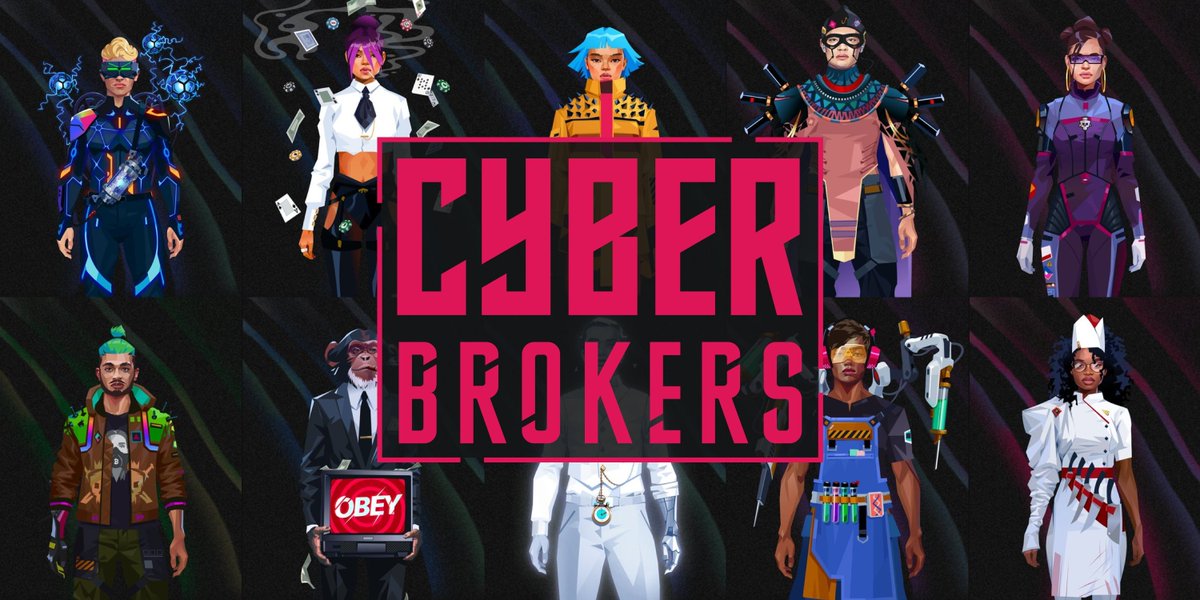 Cyberbrokers, a project revolutionizing the NFT space in many respects.

From on chain SVG layering to lore building, <a href="/josiebellini/">josie</a> knew how to turn her brain child into 10,001 avatar phenomenon.

A thread 🧵 on <a href="/CyberBrokers_/">CyberBrokers</a> , and why it has staying power in the Web3 space.
