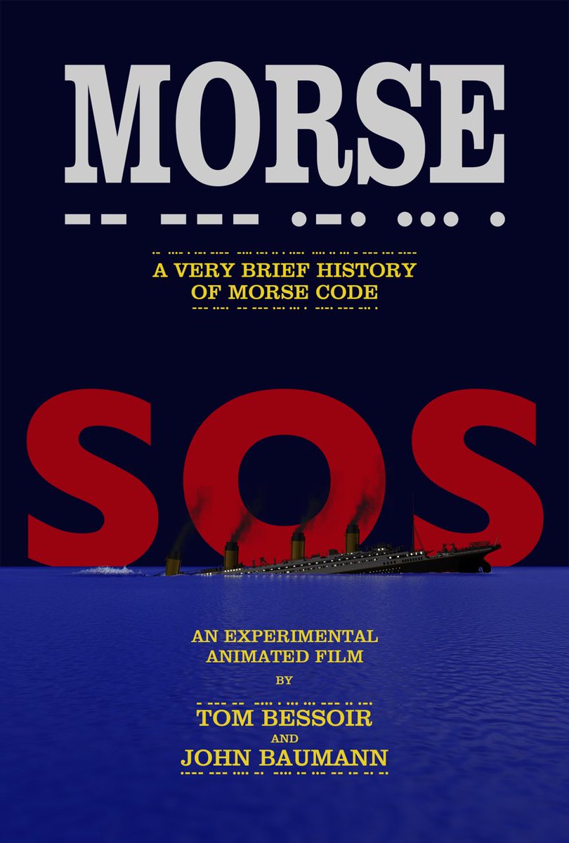 Today marks the 110th anniversary of the sinking of the R.M.S. Titanic

To commemorate you could watch my short film MORSE.
vimeo.com/tombessoir/mor…