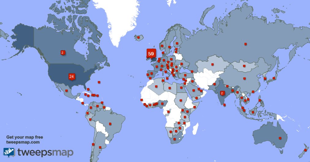 Special thank you to my 10 new followers from Canada, and more last week. tweepsmap.com/!ElContador2000