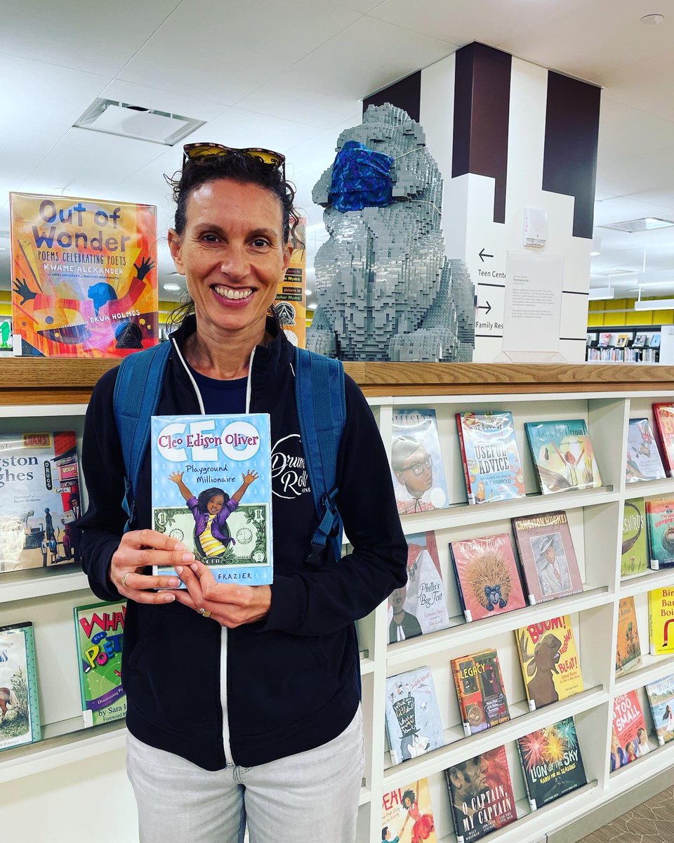 I got to sign the legendary leather book! And in its beautiful new location. Feeling honored. @nypl @LevineQuerido @serendipitylit #nypl125 #librariansrock #libraries #literarylife #kidsbooks #Legendary #ChildrensBooks