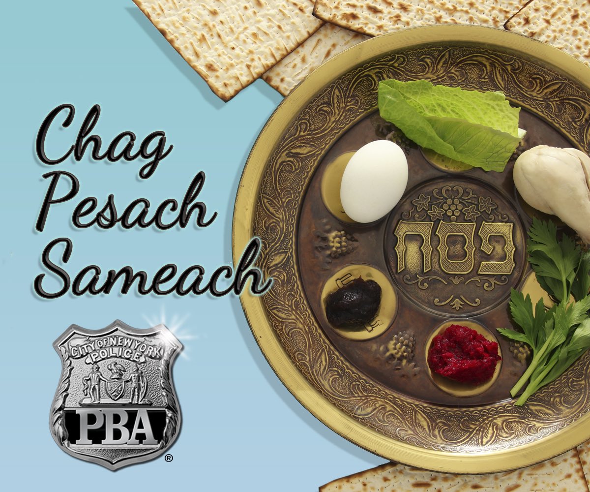 NYC PBA on Twitter "Chag Pesach Sameach to all Jewish NYers gathering