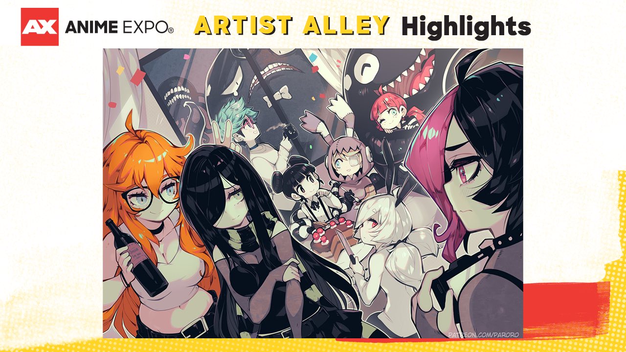 Replying to heratik Anime Expo Artist Alley vs Exhibitor Hall  Wh   TikTok