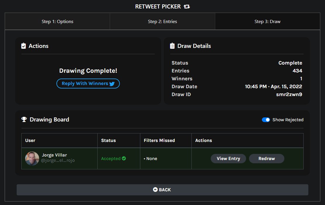 Giveaway winner is <a href="/jorge_el_rojo/">Jorge Villar</a>
Congratulations ! 🥳
