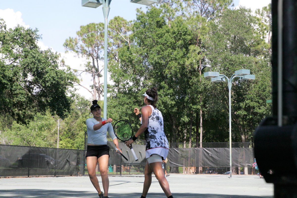 spring10sfest's tweet photo. TICKET PUNCHED 🎟️

Sophie Chang &amp; Angela Kulikov are heading to the #SpringTennisFestival Doubles Final! https://t.co/u9jVdLHvvI