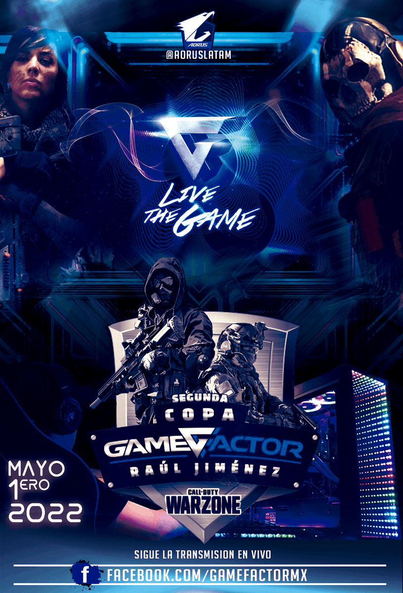 KhrisBrincos's tweet photo. ?Listos para la Copa Game Factor Segunda Edición?
Esta copa de Warzone, se jugar[a el 1 ero de Mayo en vivo por la página de Facebook de Game Factor.

Este es mi promocional! les gusta?

@GameFactorMx @AORUSLATAM
#CopaGameFactorRJ9 #GameFactor #AorusLatam https://t.co/GwHYiIYMiO