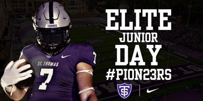 ThomasTBloss's tweet photo. Can’t wait to compete!! @Coach_WatkinsST @UST_Football 
4/30/22 IL✈️MN https://t.co/y1uJe8IL0B