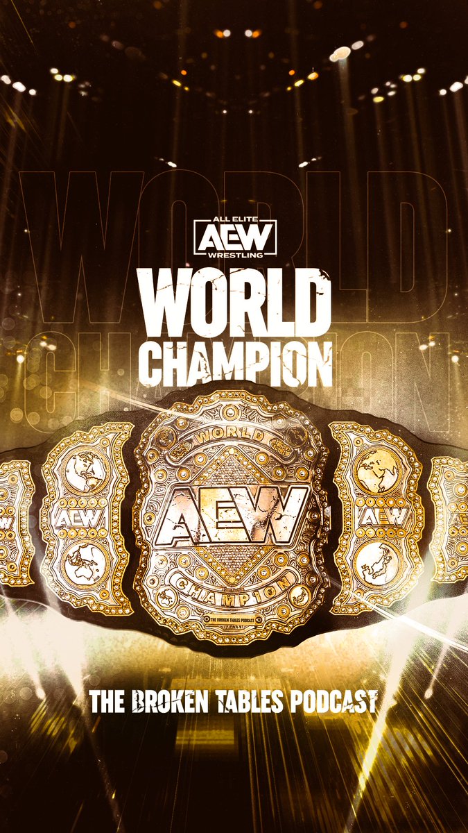 AEWonTV's tweet image. Now the Pod's got a belt!