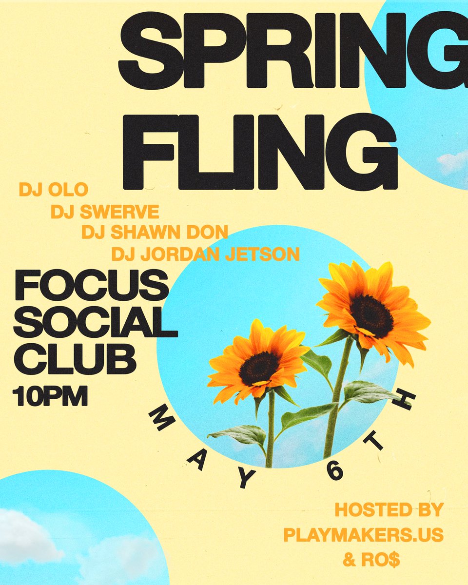 PlaymakersUS's tweet photo. 3 weeks before Spring Fling invades DC to kickoff Broccoli City Festival Weekend. Don’t miss out on the limited free RSVPs. 
🎟: https://t.co/3lSK0KKKYH https://t.co/g2rdUMYWAr
