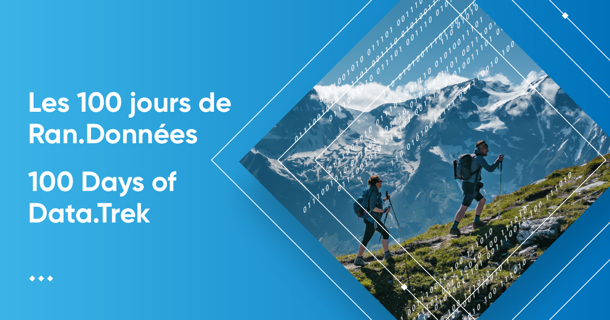 ⛰️Aujourd'hui marque le 100e et dernier jour du défi Ran.Données ! Vous n'avez pas pu participer mais vous voulez vous initier à la manipulation de données, l'analyse computationnelle et l’apprentissage automatique ? Profitez de nos rediffusions 🎥👇 youtube.com/playlist?list=…