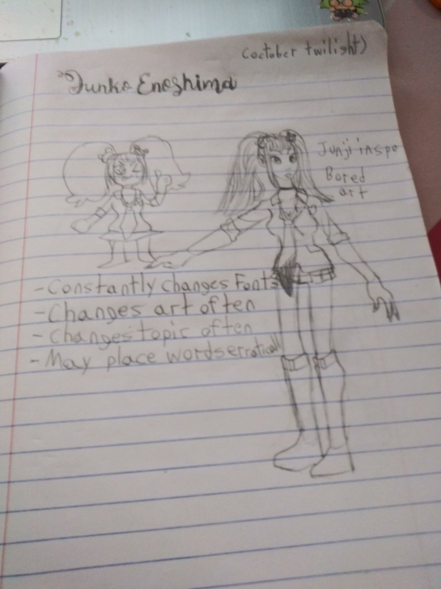 LilDevilDesi's tweet photo. #danganronpa #junkoenoshima #Sakuraogami #Monosuke #Monokid the kubs only have signatures so far ^^; https://t.co/voOCDlZk8p