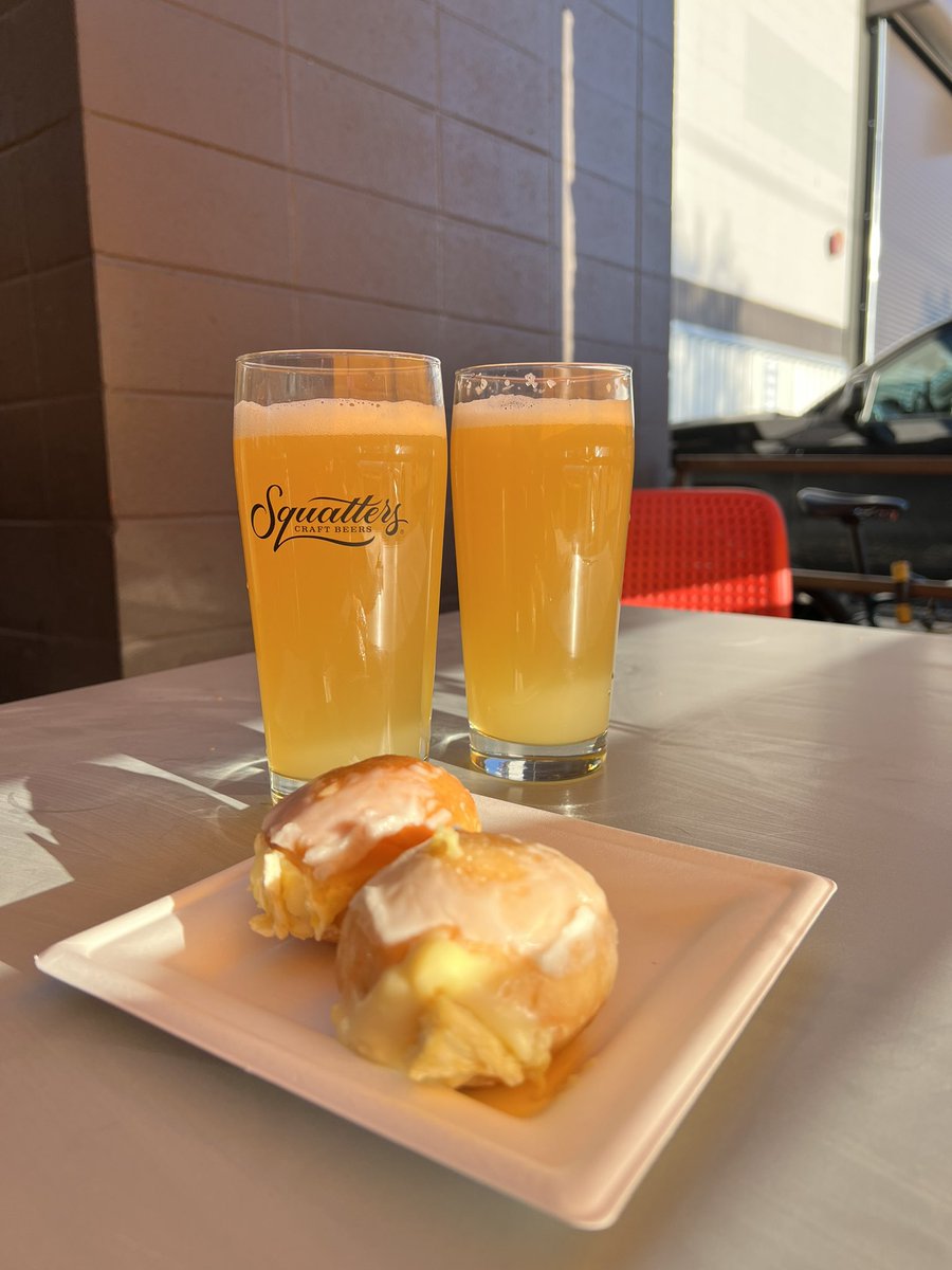 Utah Beer News | Tim Haran (@utahbeernews) on Twitter photo Checking out the new Pink Boots Pineapple Gose from <a href="/wasatchbeers/">Wasatch Brewery</a>. Very tasty! (donuts from Mad Dough) #utahbeernews Checking out the new Pink Boots Pineapple Gose from <a href="/wasatchbeers/">Wasatch Brewery</a>. Very tasty! (donuts from Mad Dough) #utahbeernews