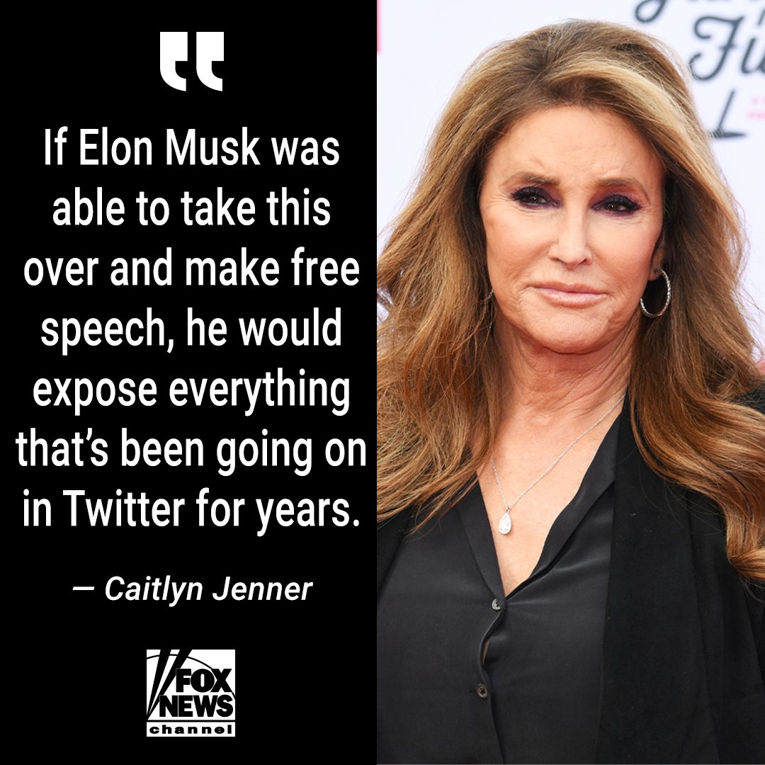 FoxNews's tweet photo. ‘SCARED TO DEATH’: @Caitlyn_Jenner says the company’s board is frightened by the billionaire entrepreneur’s bid. https://t.co/A4rRutqSzK