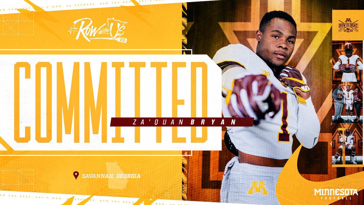 Congratulations to Benedictine Military School junior Za’Quan Bryan, who has verbally committed to the University of Minnesota to continue his academic and athletic (football) career! #thebc400 #NextLevelBC #Savannah